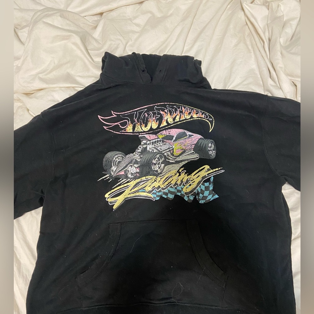 Black Mattel Hotwheels Hoodie